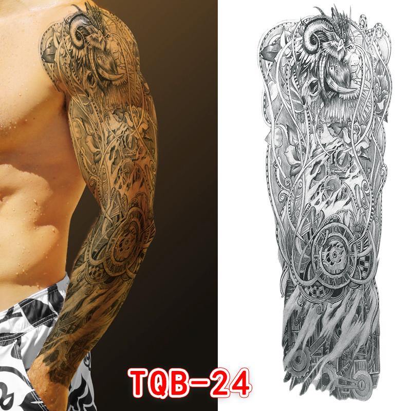 Geru waterproof temporary tattoo paper Full Arm - BEEMENSHOP