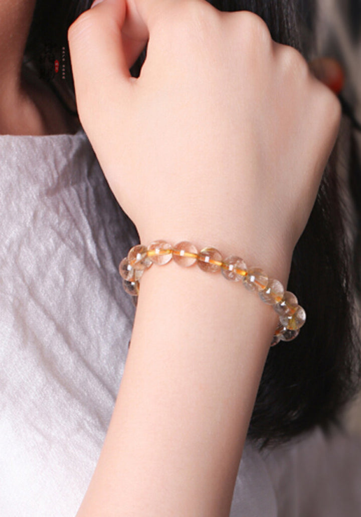 Cirin Armband Edelsteine mit 8 mm Perlen echte heilende Kristalle Edelsteinschmuck