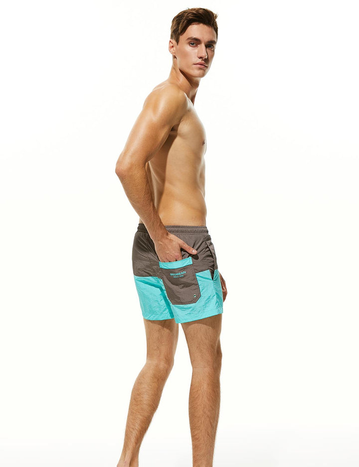 SEOBEAN Low-Rise Beach Shorts