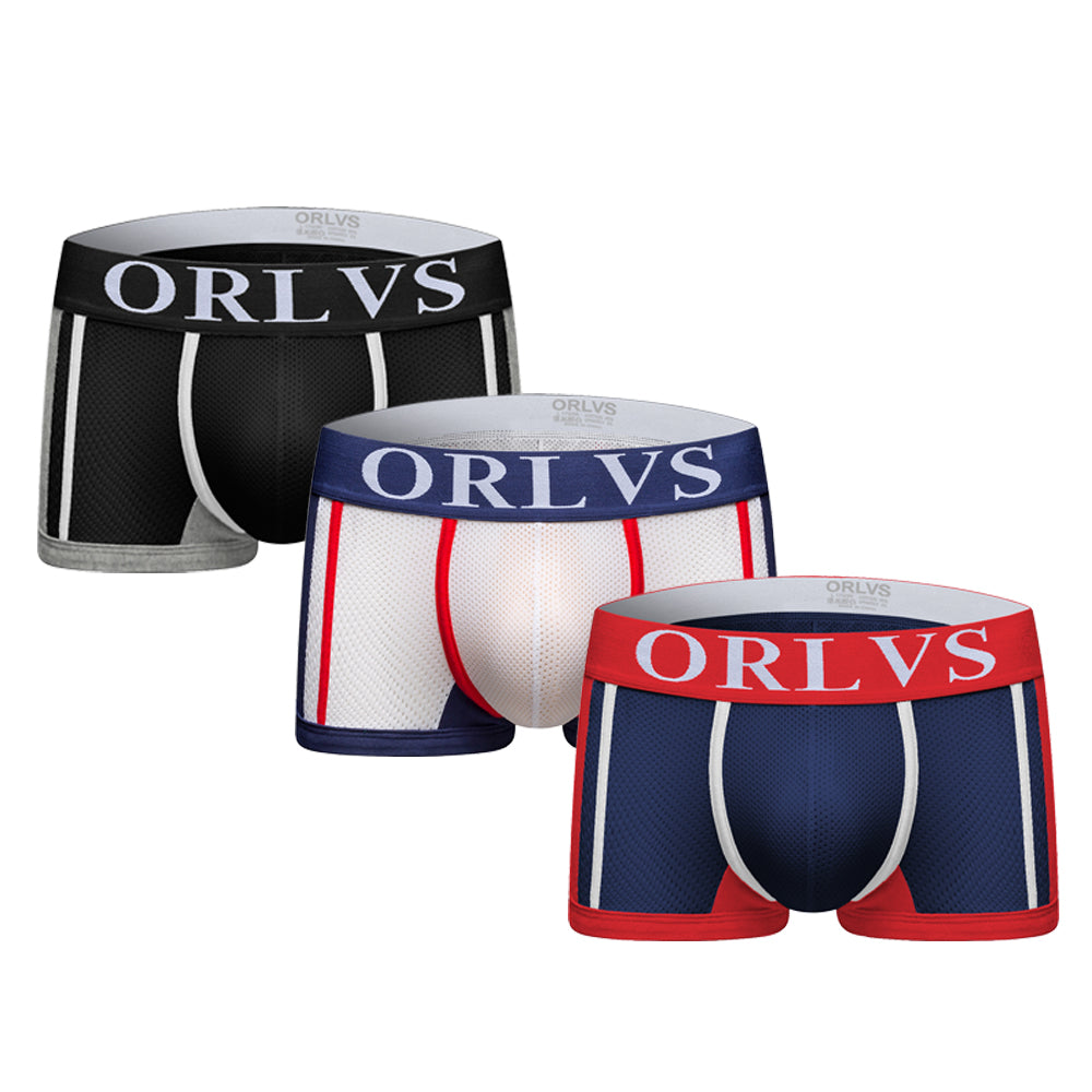 ORLVS Low-Rise Trunk Net Mesh Boxershort Netzunterhose
