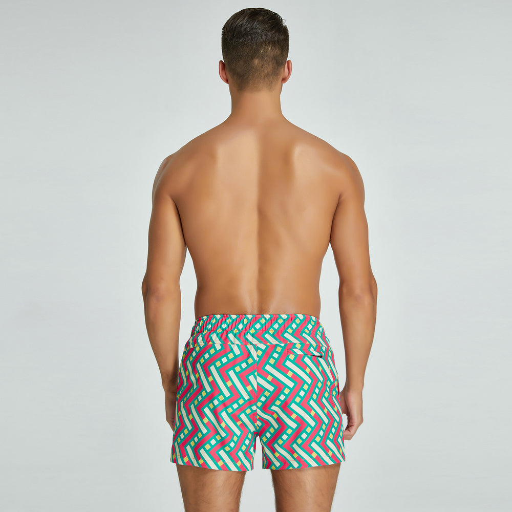 SEOBEAN Low-Rise Beach Shorts